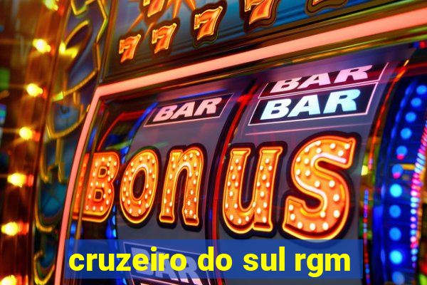 cruzeiro do sul rgm